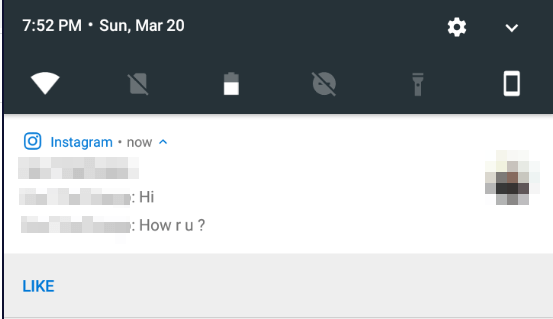 Read messages with preview